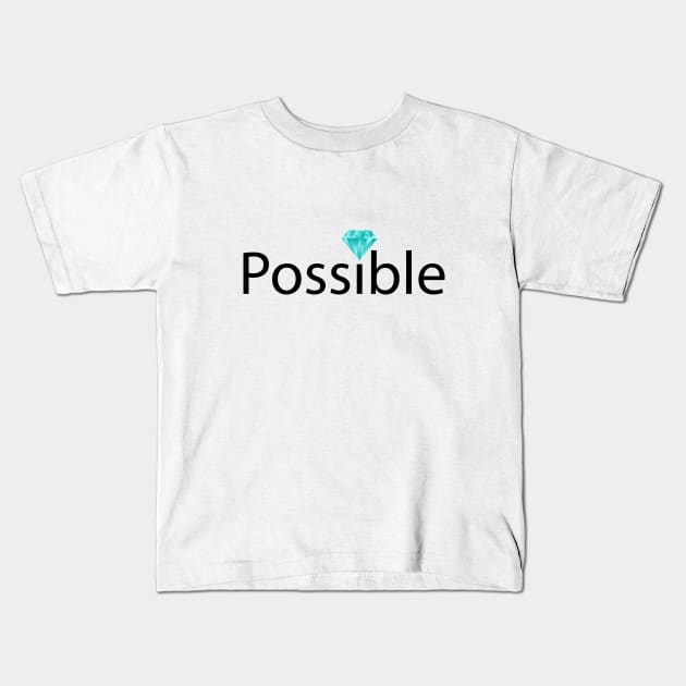 Possible creative typography design Kids T-Shirt by CRE4T1V1TY